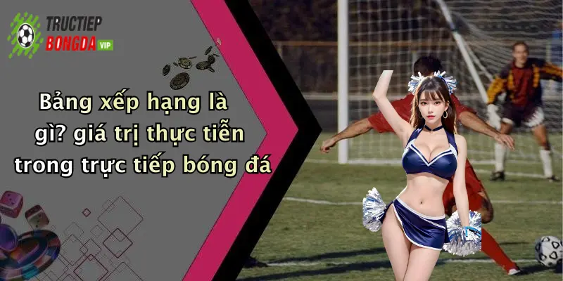Bảng xếp hạng là gì? giá trị thực tiễn trong trực tiếp bóng đá